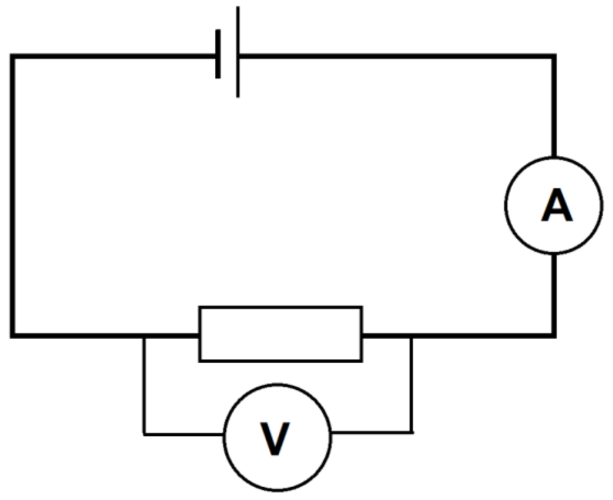 parallel circuit with ammeter and voltmeter